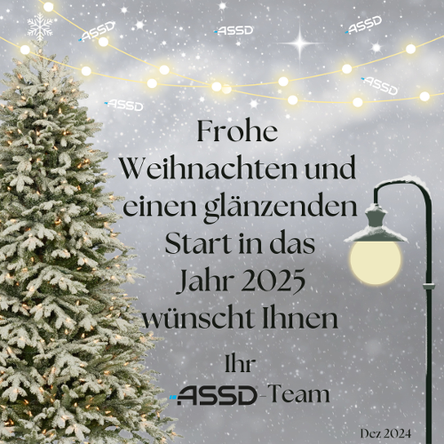 Frohe Weihnachten und ein gutes neues Jahr