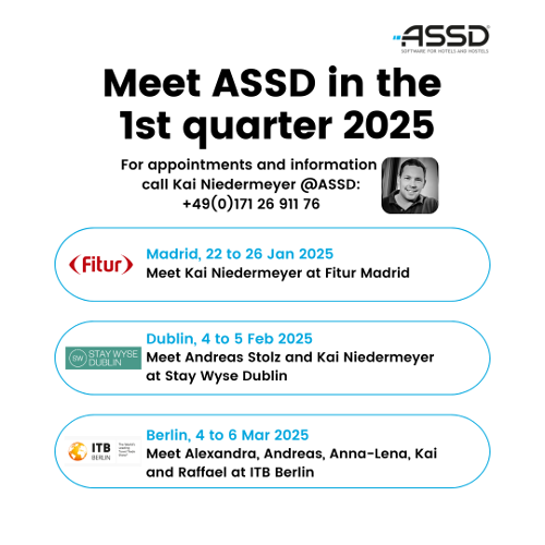 Wo treffen Sie ASSD im 1. Quartal 2025